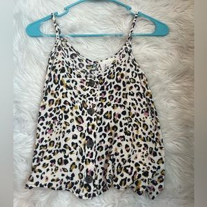 Leopard boutique top